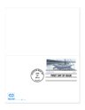 Sailboat First Day Cover Reply Card