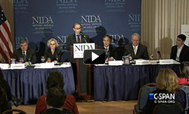 NIDA Press Conference on Teen Drug Use