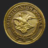 Seal of the United States Department of Justice.