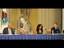 Attorney General Eric Holder and actors Jim True-Frost (“Prez”), Wendell Pierce (“Bunk”) and Sonja Sohn (“Kima”) from the HBO hit series, The Wire, take part in the drug endangered children panel.