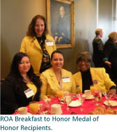 ROA Breakfast to Honor Medal of Honor Recipients.