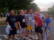 From Left to Right; SSgt Burgos, SSgt Gordon, SSgt Brockelmeyer, SSgt Rieger, Cpl Szarenski, Sgt Trosset
**Added Note, Sgt Trosset took 1st Place in her age group and was awarded a 1st Place Finishers Medal
