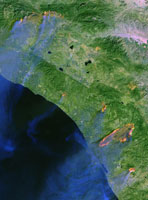 Southern California Wildfires, USA - 2003
