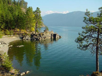 Lake Pend Orielle Green Bay Beach photo