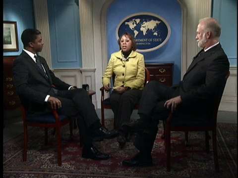 Click here to play the video Conversations with America: Diplomacy in the 21st Century