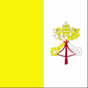 Flag of Holy See (Vatican City)