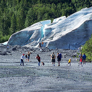 Exit Glacier at Kenai Fjords National Park.