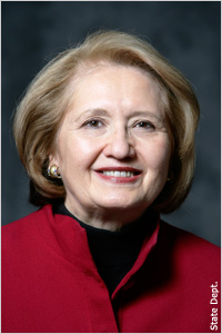 Official portrait of Melanne Verveer (State Dept.)