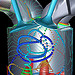 KIVA simulation of an experimental engine with DOHC quasi-symmetric pent-roof combustion chamber and 4 valves.