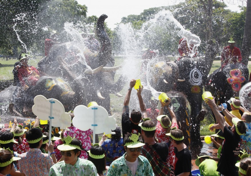 Thailand's Songkran water festival, held in April (Photo: Reuters). Is this part of my identity?