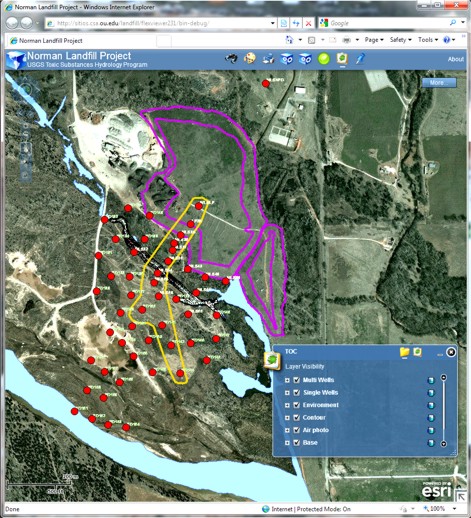 Environmental Data GIS Web Viewer