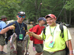 Boy Scouts holding fish catch. Credit: Credit: Joe Donahoe / USFWS