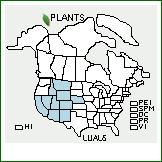 Distribution of Lupinus ×alpestris A. Nelson (pro sp.) [argenteus × caudatus]. . 