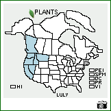 Distribution of Lupinus lyallii A. Gray. . Image Available. 