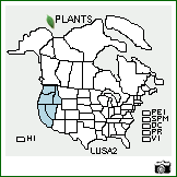 Distribution of Lupinus saxosus Howell. . Image Available. 