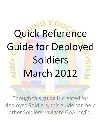 Click to view the Ft Riley Education Services Quick Reference Guide for Deployed Soldiers, March 2012