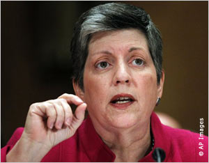 Close-up of Janet Napolitano (AP Images)