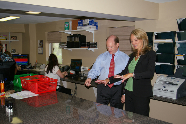 Chris and Christy Crkvenac tour Fulcrum Pharmacy