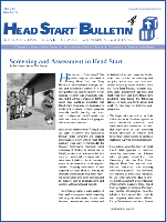 Bulletin #70: Screening and Assessment in Head Start