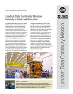 Download the LDCM Fact Sheet.