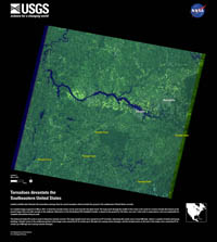 Tornadoes devastate the Southeastern United States