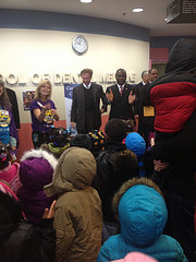 February 1, 2013 - Congressman Higgins at University at Buffalo Dental School's Give Kids a Smile Day