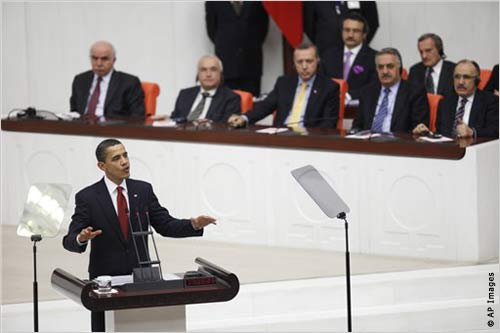 Obama at Turkish Parliament