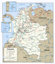 Map of Colombia