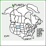 Distribution of Lupinus wyethii S. Watson ssp. tetonensis (E.E. Nelson) Cox & D. Dunn. . 