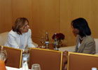 Secretary Rice meets with Israeli Foreign Minister Zipi Livni in Jerusalem.  Photo credit:  Matty Stern/U.S. Embassy Tel Aviv