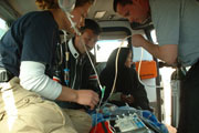 Inside an Ambulance