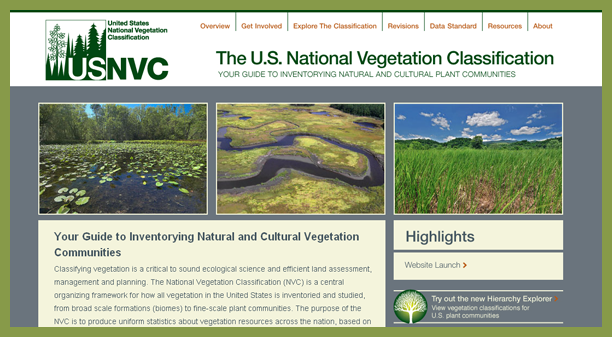 The U.S. National Vegetation Classification