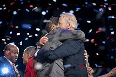 Barack Obama and Joe Biden on Election Day - November 6th