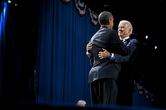 Barack Obama and Joe Biden on Election Day - November 6th