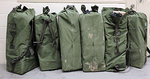 Eagle Pass South agents encountered six abandoned military-style duffel bags on a local ranch. The duffel bags contained 272 pounds of marijuana worth an estimated $218,280.  