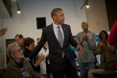 Barack Obama and Joe Biden on Election Day - November 6th