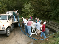 Walleye rearing project