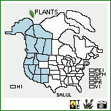 Distribution of Salix lucida Muhl. ssp. lasiandra (Benth.) A.E. Murray. . Image Available. 