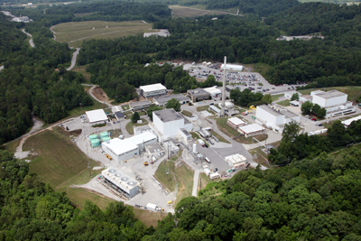 Aerial of the High Flux Isotope Reactor Site