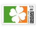 Shamrock Flag Custom Postage