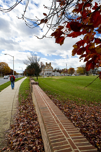 Looking toward Turner Hall from Route 1