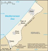 Date: 02/12/2009 Location: Washihngton, DC Description: Map of Gaza State Dept Photo