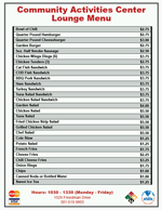 CAC Lunch Service