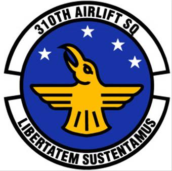 310 Airlift Squadron (AMC) Emblem