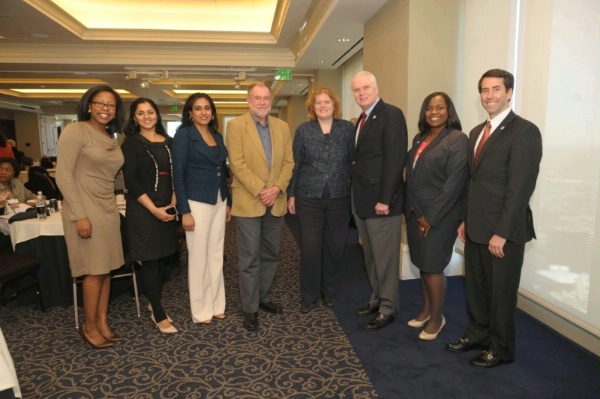 Young Leaders from Atlanta join Assistant Secretary Anne C. Richard at a conference on the worldwide refugee conference.