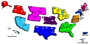 OSHA Regions Map