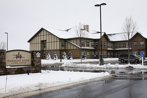 Harmony River Senior Living Center, shown in a photo in late February, was financed through USDA’s Community Facilities Program.