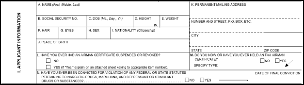 Figure A-3. Applicant Information