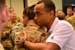 Months-long wait ends for infantryman reunited with comrades