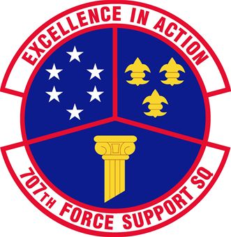 707 Force Support Squadron Emblem